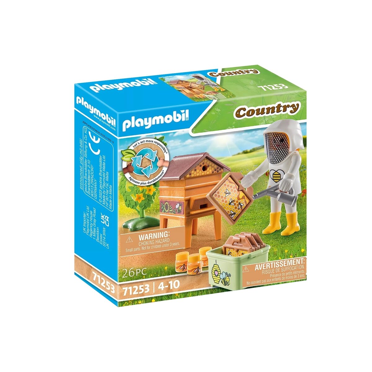 Playmobil Country 71253 apicultrice avec ruche et accessoires