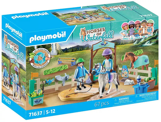 Playmobil 71637 arène d'équitation vue d'ensemble